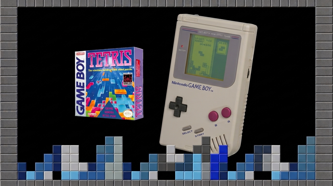 Game Boy Tetris jeu classique blocs