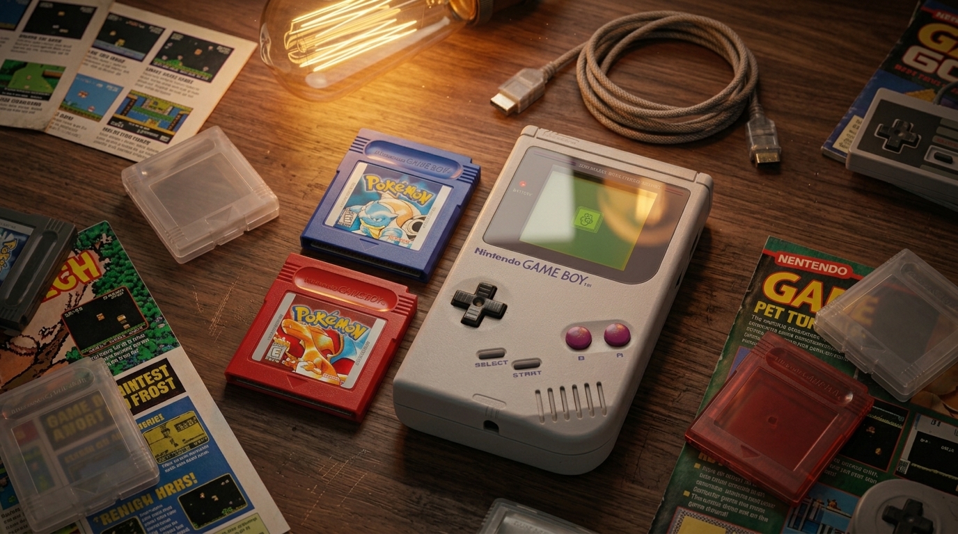 Game Boy Pokémon Rouge Bleu collection cartouches